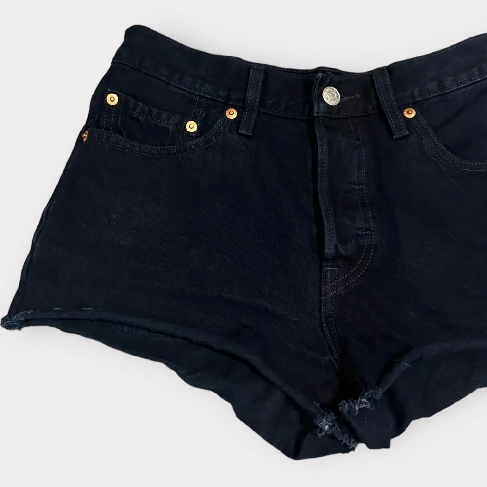 Levi 501 Dark Denim Shorts